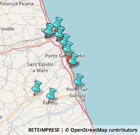 Mappa Via Mazzini, 63018 Porto Sant'Elpidio FM, Italia (6.58)