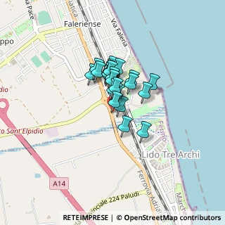 Mappa Via Mazzini, 63018 Porto Sant'Elpidio FM, Italia (0.25556)