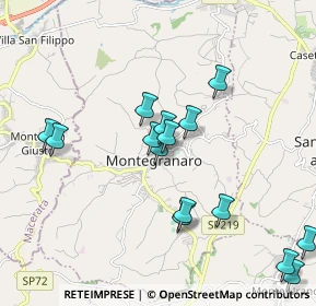 Mappa Via Giovanni Conti, 63812 Montegranaro FM, Italia (2.20125)