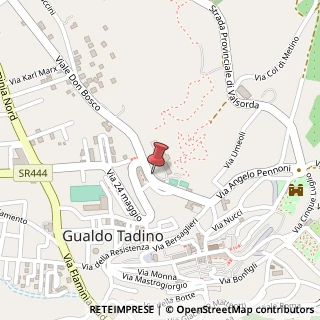 Mappa Viale Don Bosco, 88, 06023 Gualdo Tadino, Perugia (Umbria)