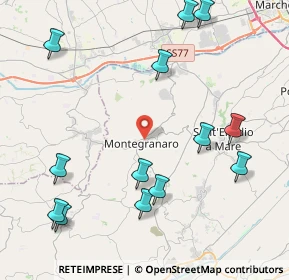 Mappa Largo Giovanni Conti, 63812 Montegranaro FM, Italia (5.22769)