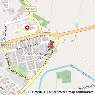 Mappa Via Vittore Crivelli, 46, 62027 San Severino Marche, Macerata (Marche)