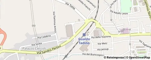 Mappa Gualdo Tadino