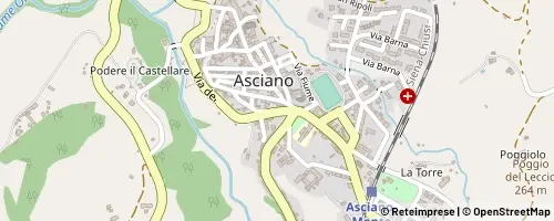 Mappa Asciano