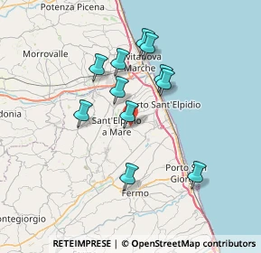 Mappa Strada Vecchia Porto, 63811 Sant'Elpidio a Mare FM, Italia (6.39182)