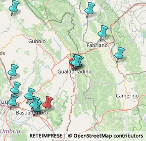 Mappa Via Gorizia, 06023 Gualdo Tadino PG, Italia (20.98)
