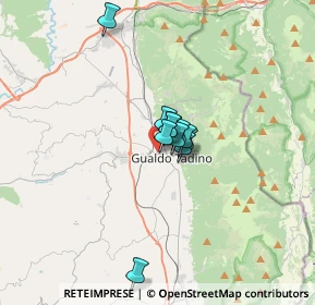 Mappa Via Gorizia, 06023 Gualdo Tadino PG, Italia (2.475)