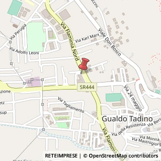 Mappa Via Flaminia Nord, 06023 Gualdo Tadino PG, Italia, 06023 Gualdo Tadino, Perugia (Umbria)