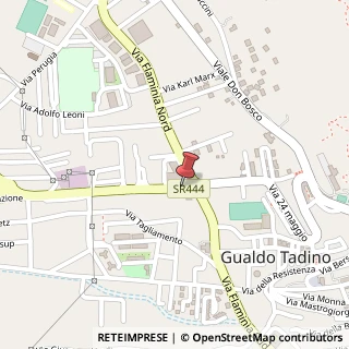 Mappa Via Privata delle Primule, 1, 06023 Gualdo Tadino, Perugia (Umbria)