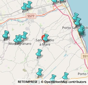 Mappa Via vecchio porto, 63811 Sant'Elpidio a Mare FM, Italia (6.097)