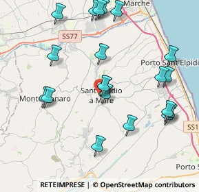Mappa Via vecchio porto, 63811 Sant'Elpidio a Mare FM, Italia (4.5495)