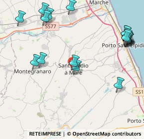 Mappa Via vecchio porto, 63811 Sant'Elpidio a Mare FM, Italia (5.52158)