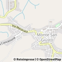 Térkép Monte San Giusto