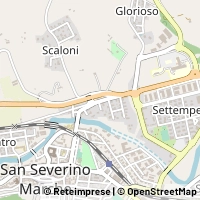 Peta San Severino Marche