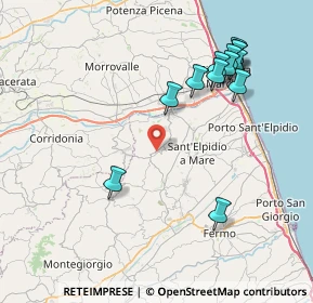 Mappa 63812 Montegranaro FM, Italia (9.01154)
