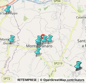 Mappa 63812 Montegranaro FM, Italia (2.55091)