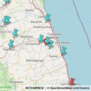 Mappa SP 27, 63812 Montegranaro FM, Italia (24.59917)