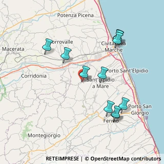 Mappa SP 27, 63812 Montegranaro FM, Italia (8.52818)