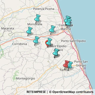 Mappa SP 27, 63812 Montegranaro FM, Italia (7.6525)