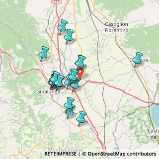 Mappa Via Voltura, 52045 Foiano della Chiana AR, Italia (6.4955)