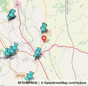 Mappa Via Voltura, 52045 Foiano della Chiana AR, Italia (5.7895)