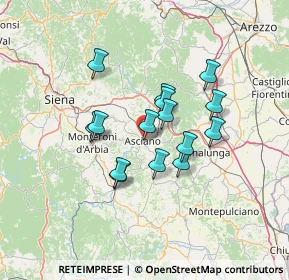 Mappa Via Barna, 53041 Asciano SI, Italia (10.75333)
