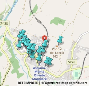Mappa Via Barna, 53041 Asciano SI, Italia (0.45)