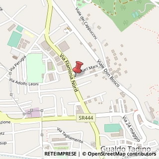 Mappa Via Flaminia Sud, 06023 Gualdo Tadino, Perugia (Umbria)