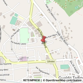 Mappa Via Flaminia Nord, Km 188, 06023 Gualdo Tadino, Perugia (Umbria)