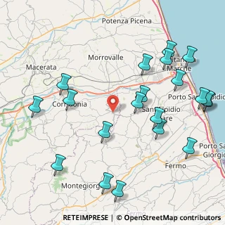 Mappa Via Nicolò Bonafede, 62015 Monte San Giusto MC, Italia (10.399)