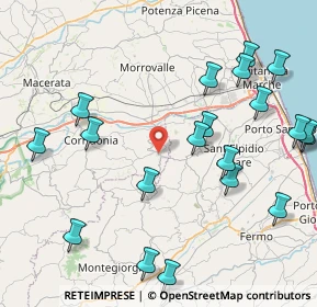 Mappa Via Circonvallazione Pietro Nenni, 62015 Monte San Giusto MC, Italia (10.399)