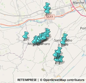 Mappa Via Cardinale Svampa, 63812 Montegranaro FM, Italia (2.65)