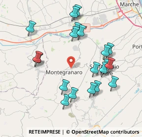 Mappa Via Cardinale Svampa, 63812 Montegranaro FM, Italia (4.1055)