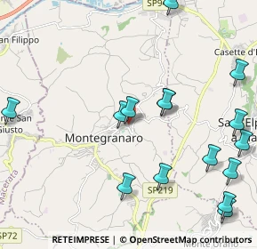Mappa Via Cardinale Svampa, 63812 Montegranaro FM, Italia (2.67667)