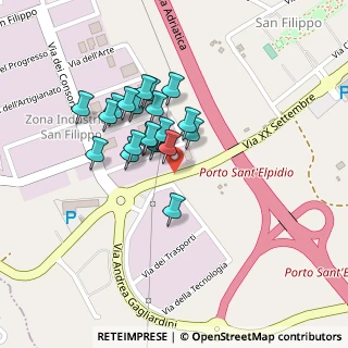 Mappa Strada Faleriense, 63821 Porto Sant'Elpidio FM, Italia (0.175)