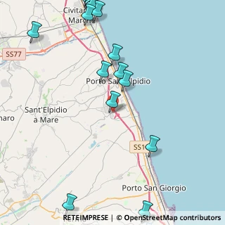 Mappa Strada Faleriense, 63821 Porto Sant'Elpidio FM, Italia (6.32389)
