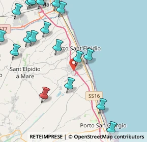Mappa Strada Faleriense, 63821 Porto Sant'Elpidio FM, Italia (6.0155)