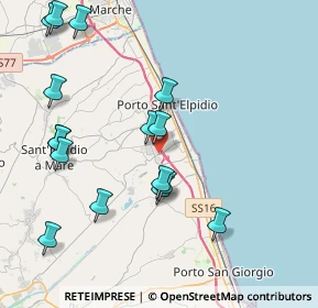 Mappa Strada Faleriense, 63821 Porto Sant'Elpidio FM, Italia (4.63438)