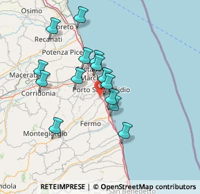 Mappa Strada Faleriense, 63821 Porto Sant'Elpidio FM, Italia (12.53929)