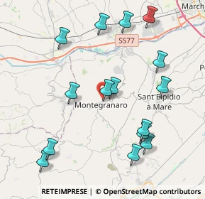 Mappa Via Lombardia, 63812 Montegranaro FM, Italia (4.60267)