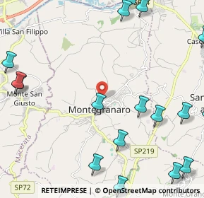 Mappa Via Lombardia, 63812 Montegranaro FM, Italia (3.4445)