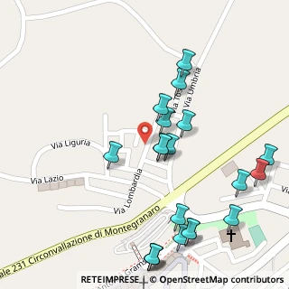 Mappa Via Lombardia, 63812 Montegranaro FM, Italia (0.135)