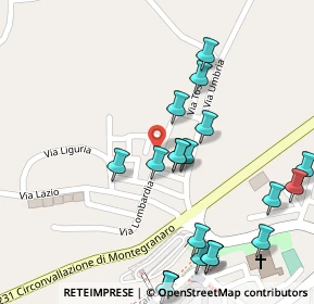 Mappa Via Lombardia, 63812 Montegranaro FM, Italia (0.135)