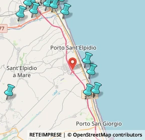 Mappa A14 - Autostrada Adriatica, 63821 Porto Sant'Elpidio FM, Italia (6.76)