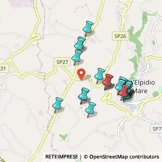 Mappa SP 27, 63811 Sant'Elpidio a mare FM, Italia (1.00769)