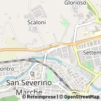 Map San Severino Marche