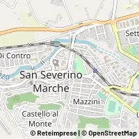 Karte San Severino Marche