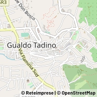 Kaart Gualdo Tadino