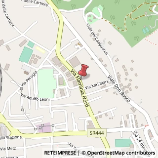 Mappa Via flaminia 285, 06023 Gualdo Tadino, Perugia (Umbria)