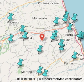 Mappa 62015 Monte San giusto MC, Italia (10.485)